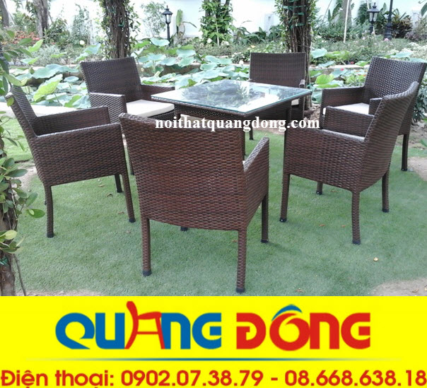 bộ bàn ghế cafe QD-198
