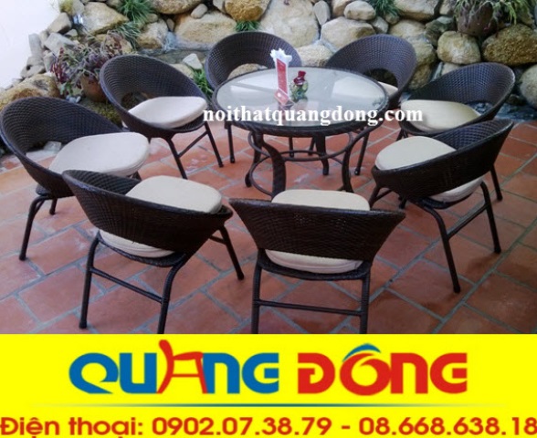 bộ bàn ghế cafe  QD-044