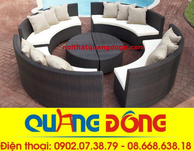 Sofa mây nhựa QD-629