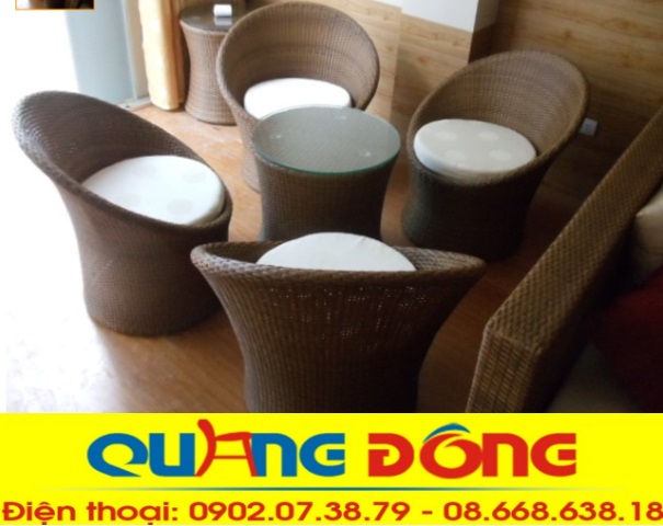 bộ bàn ghế cafe QD-266