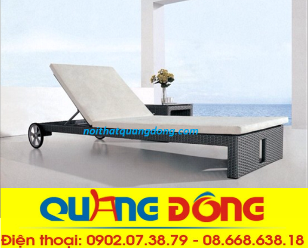 ghế hồ bơi giả mây QD-237