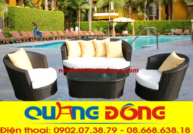 Sofa mây nhựa QD-614