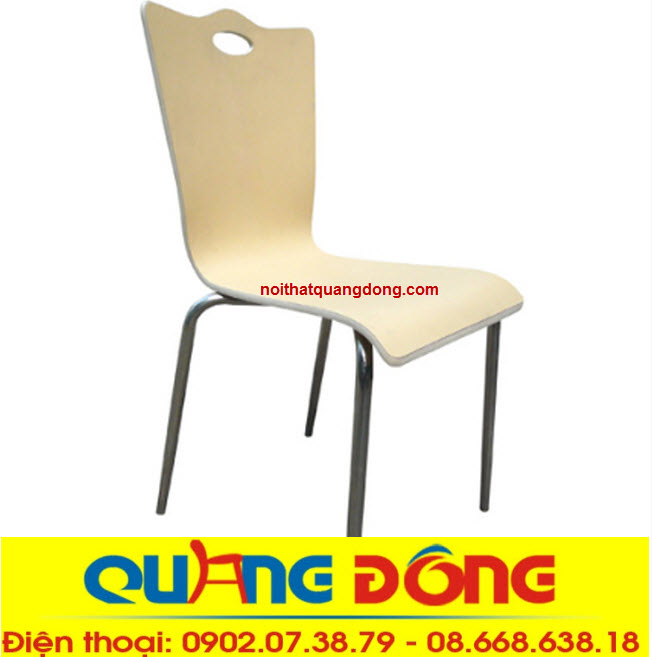 ghế gỗ khung inox QD-027